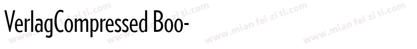 VerlagCompressed Boo字体转换